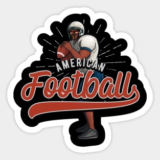 American Football Player Sticker